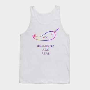 Unicorn raibow Tank Top